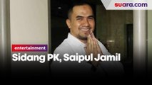 Saipul Jamil Sapa Awak Media Jelang Sidang