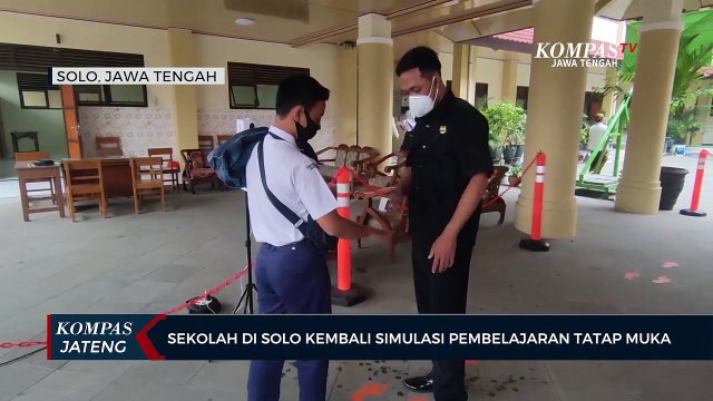 Sekolah Di Solo Kembali Simulasi Pembelajaran Tatap Muka