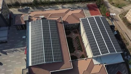Bölgede ilk defa bir okul kendi elektriğini üretiyor