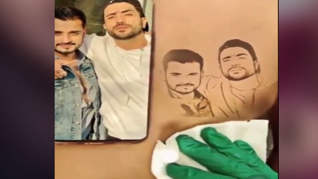 Aly Goni के दोस्त ने बनवाया Aly का ये शानदार ये Tattoo ; Check Out | FilmiBeat