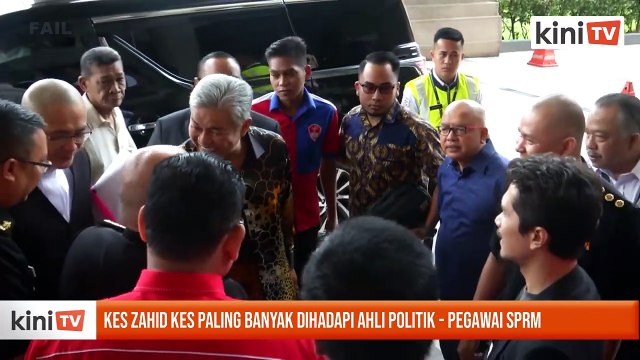 Kes Zahid kes paling banyak dihadapi ahli politik - Pegawai SPRM