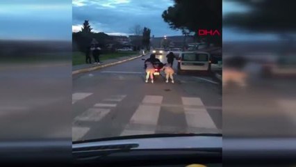 Tuzla ve Küçükçekmece'de patenli gençlerin tehlikeli yolculuğu