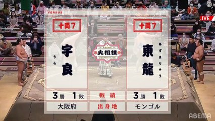 Ura vs Azumaryu - Haru 2021, Juryo - Day 5