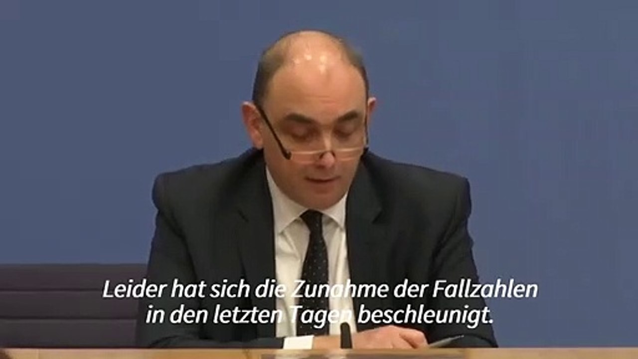 Corona-Zahlen wachsen laut RKI 'exponentiell'