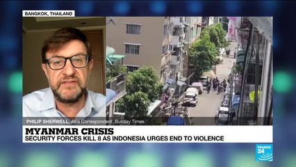 Protestors killed in Myanmar military crackdown