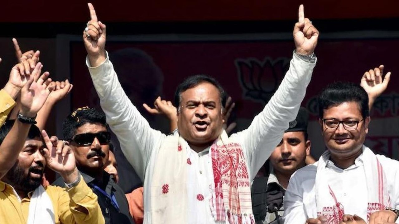 Guwahati: BJP's Himanta Biswa Sarma files nomin...