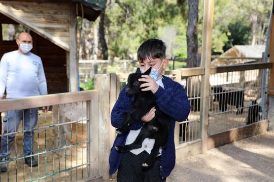 Antalya Hayvanat Bahçesi'nde yeni yavru sevinci