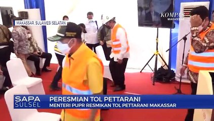 Menteri PUPR Resmikan Tol Layang Pettarani Makassar