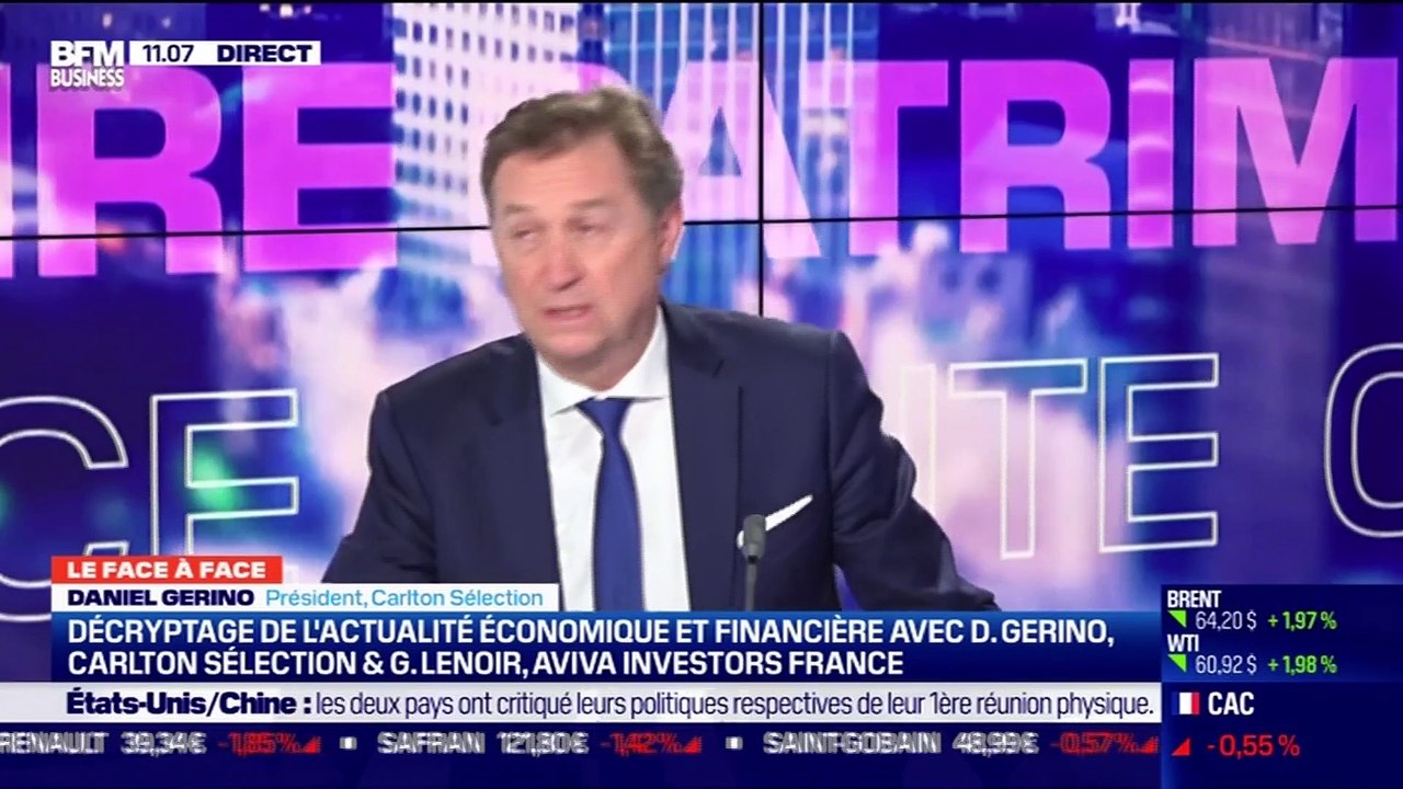 Daniel Gerino VS Geoffroy Lenoir: Hausse des taux, quelles réactions sur les marchés ? - 19/03