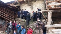 Bakan Soylu ve Bakan Kurum evleri yanan vatandaşlara seslendi