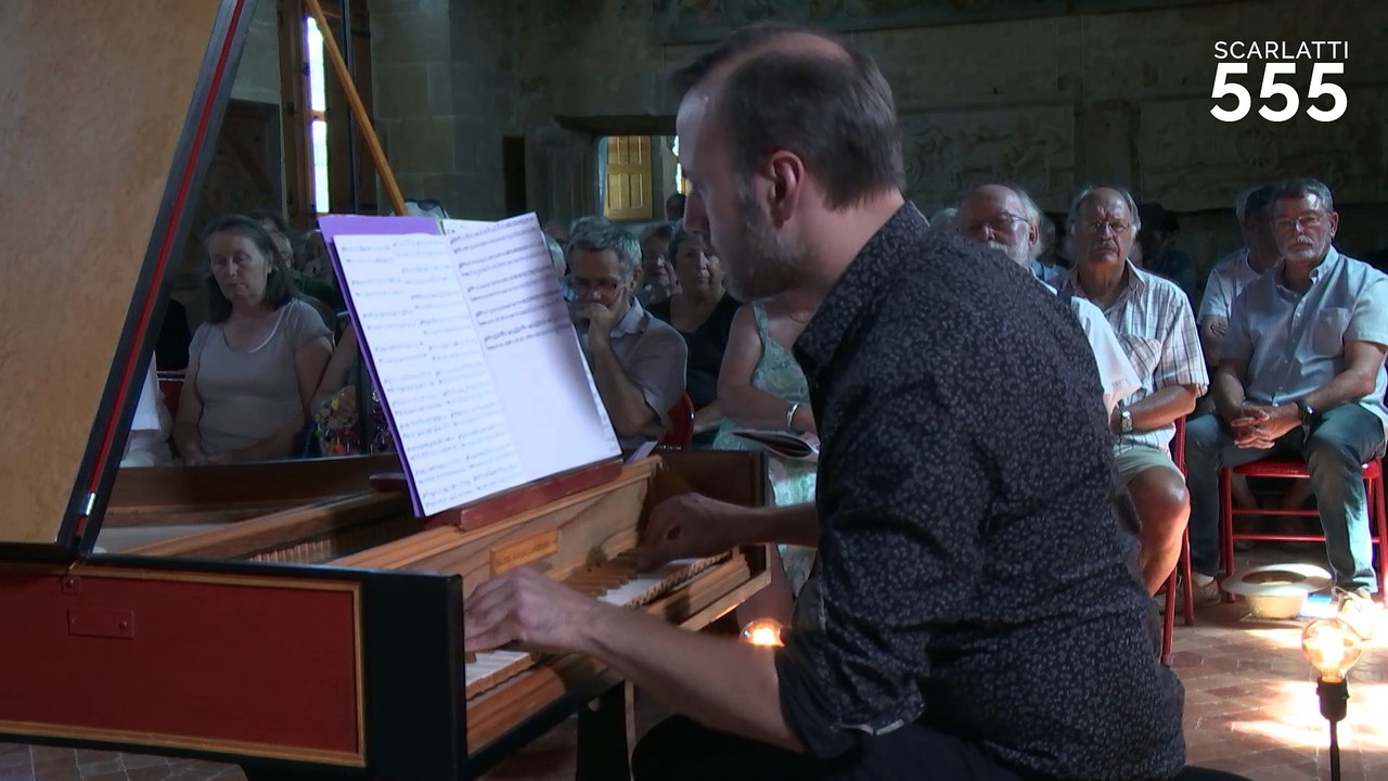 Scarlatti : Sonate pour clavecin en Mi Majeur K 206 L 257, par Bertrand Cuiller - #Scarlatti555