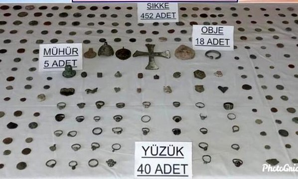 Son dakika haber: Roma ve Bizans dönemine ait tarihi eserler ele geçirildi