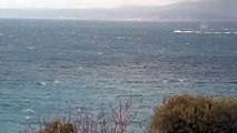 İZMİR - Çeşme açıklarında Yunanistan unsurlarınca geri itilen 3 sığınmacı öldü (1)