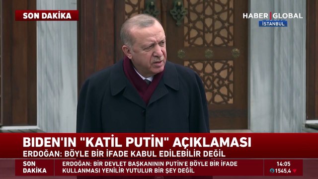 Cumhurbaşkanı Erdoğan'dan flaş Biden ve Putin açıklaması