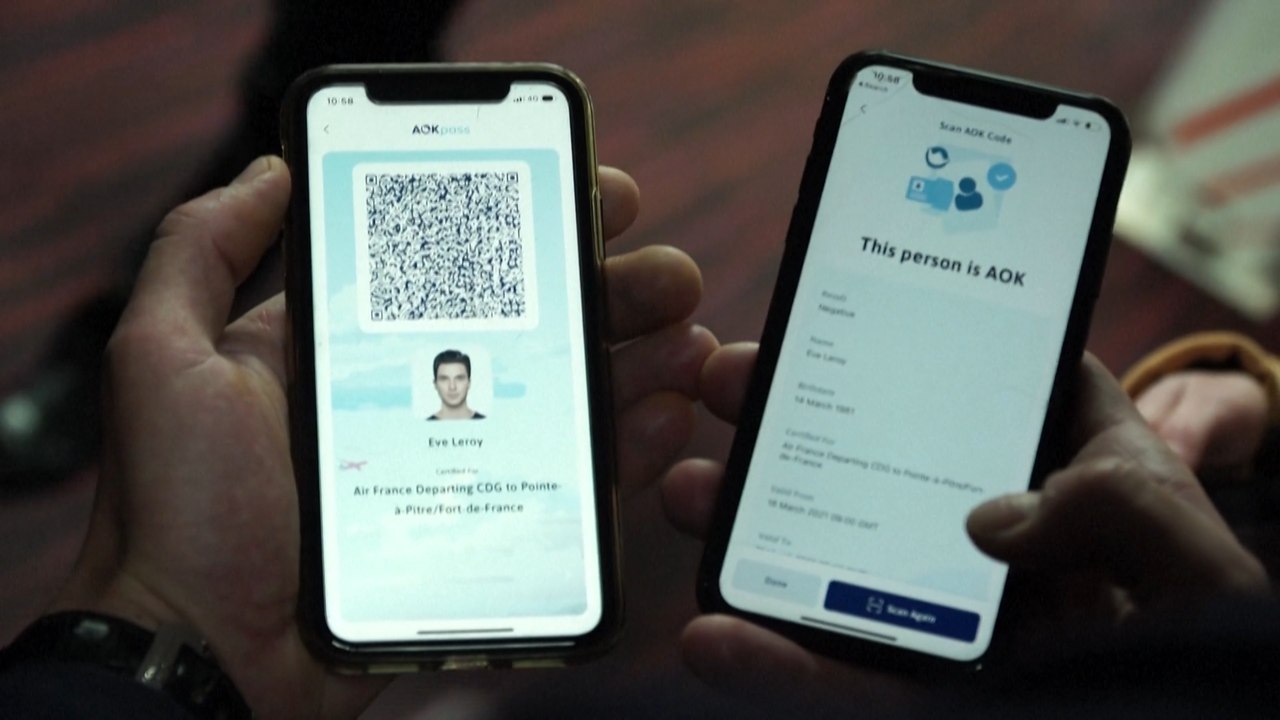 Digitaler Gesundheitspass für Air France-Reisende