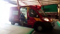 Trabalhador fica ferido ao cair de carreta em empresa no Bairro Cataratas