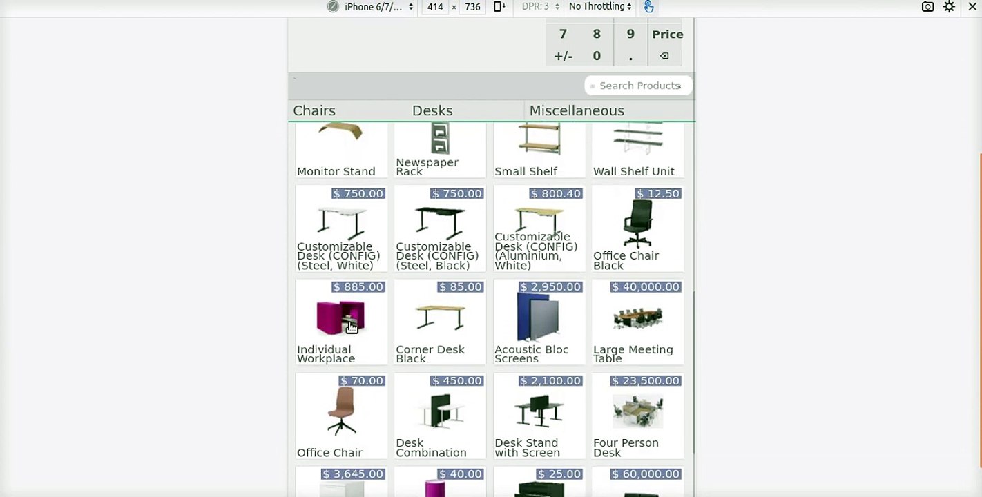 How to View Point of Sale screen in Mobile Responsive View | Odoo Apps Features