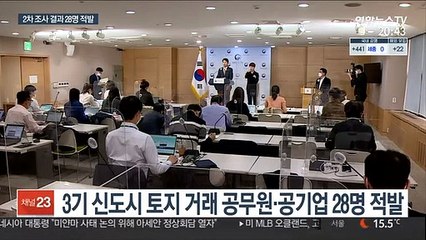 공직자 28명 추가 적발…靑서도 1명 나와
