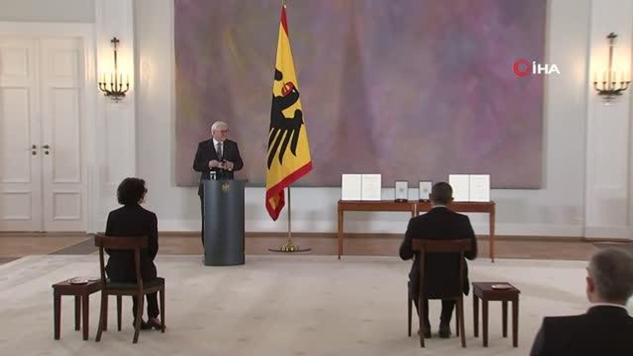 - Almanya Cumhurbaşkanı'ndan, Uğur Şahin ve Özlem Türeci'ye Liyakat Nişanı- Almanya Cumhurbaşkanı Steinmeier: "Geliştirdiğiniz bu aşı insanlığa bir...