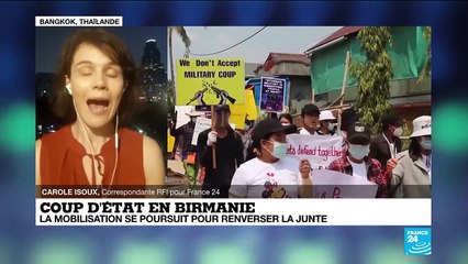Birmanie : exode des habitants de Rangoun qui fuient la répression en Birmanie