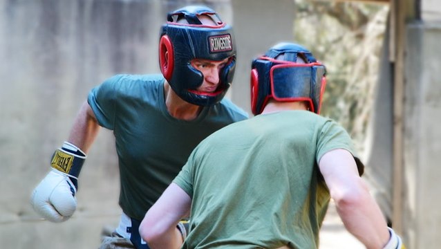 How Marine Corps recruits test hand-to-hand combat skills during the Crucible at boot camp