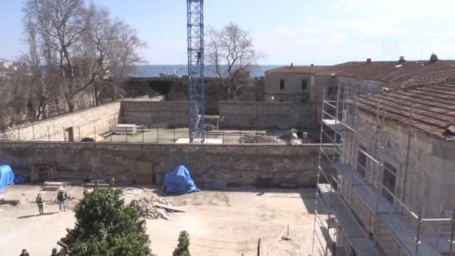 Tarihi Sinop Cezaevi ve Müzesi'nde restorasyon çalışmaları sürüyor
