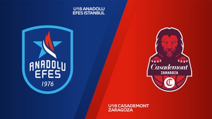 EB ANGT Istanbul Round 1 Highlights: U18 Anadolu Efes Istanbul - U18 Casademont Zaragoza