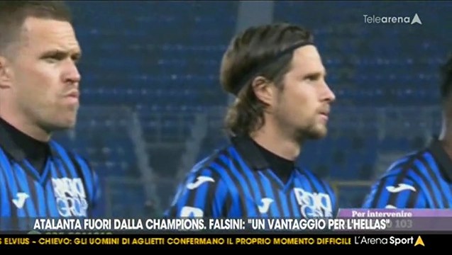 ARENA SPORT: ATALANTA FUORI DALLA CHAMPIONS, FALSINI UN VANTAGGIO PER L'HELLAS