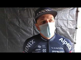 Interview de Lionel Taminiaux au départ de la Bredene Koksijde Classic.