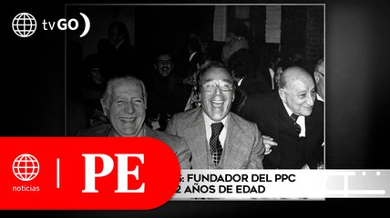 Falleció el fundador del PPC, Luis Bedoya | Primera Edición