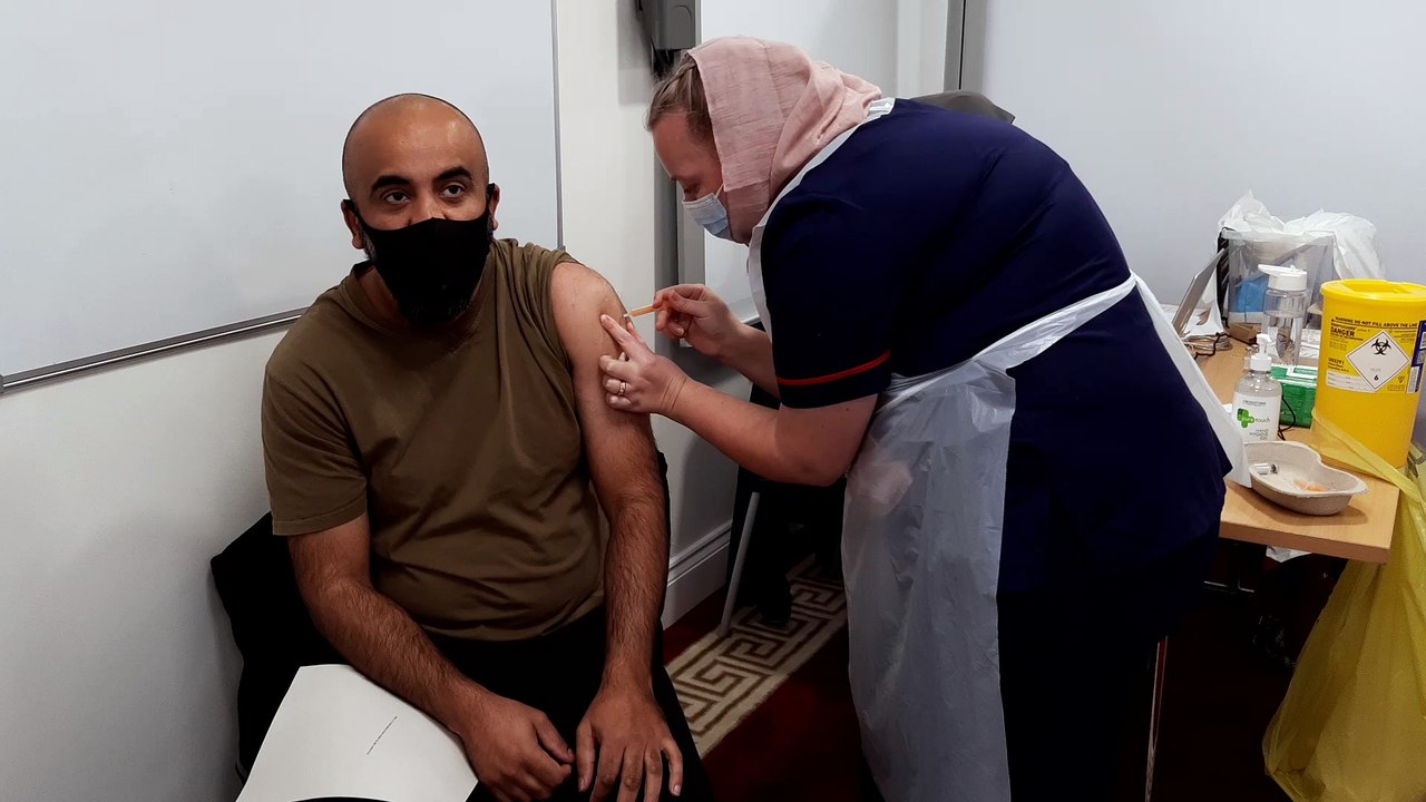 Covid vaccines were deliver at Doncasters' first pop-up vaccination centre