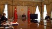 Cumhurbaşkanı Erdoğan, Avrupa Komisyonu Başkanı Ursula von der Leyen ve Avrupa Konseyi Başkanı Charles Michel ile görüştü