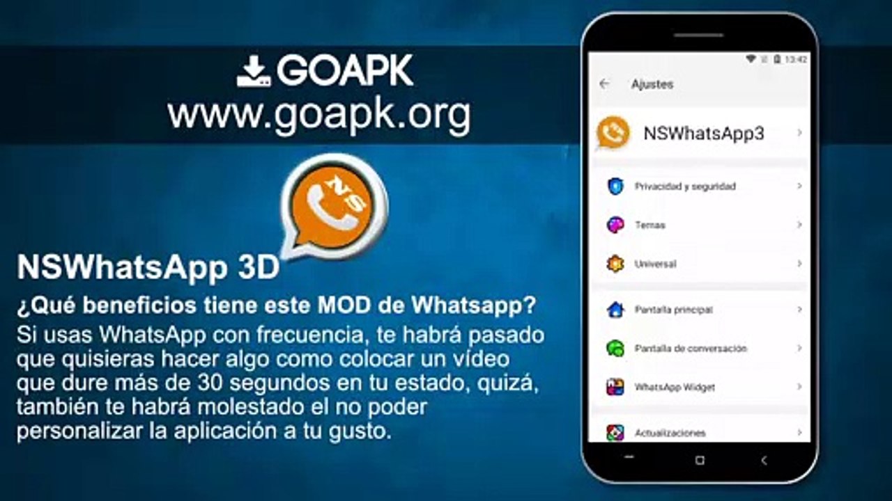 Descargar apk NSWhatsApp 3D para Android