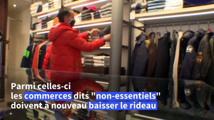 Pour les commerçants, "le coup de massue" du troisième confinement