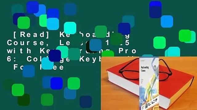 [Read] Keyboarding Course, Lesson 1-25 with Keyboarding Pro 6: College Keyboarding For Free