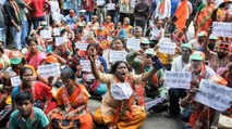 BJP Workers shows anger over ticket distribution in Bengal