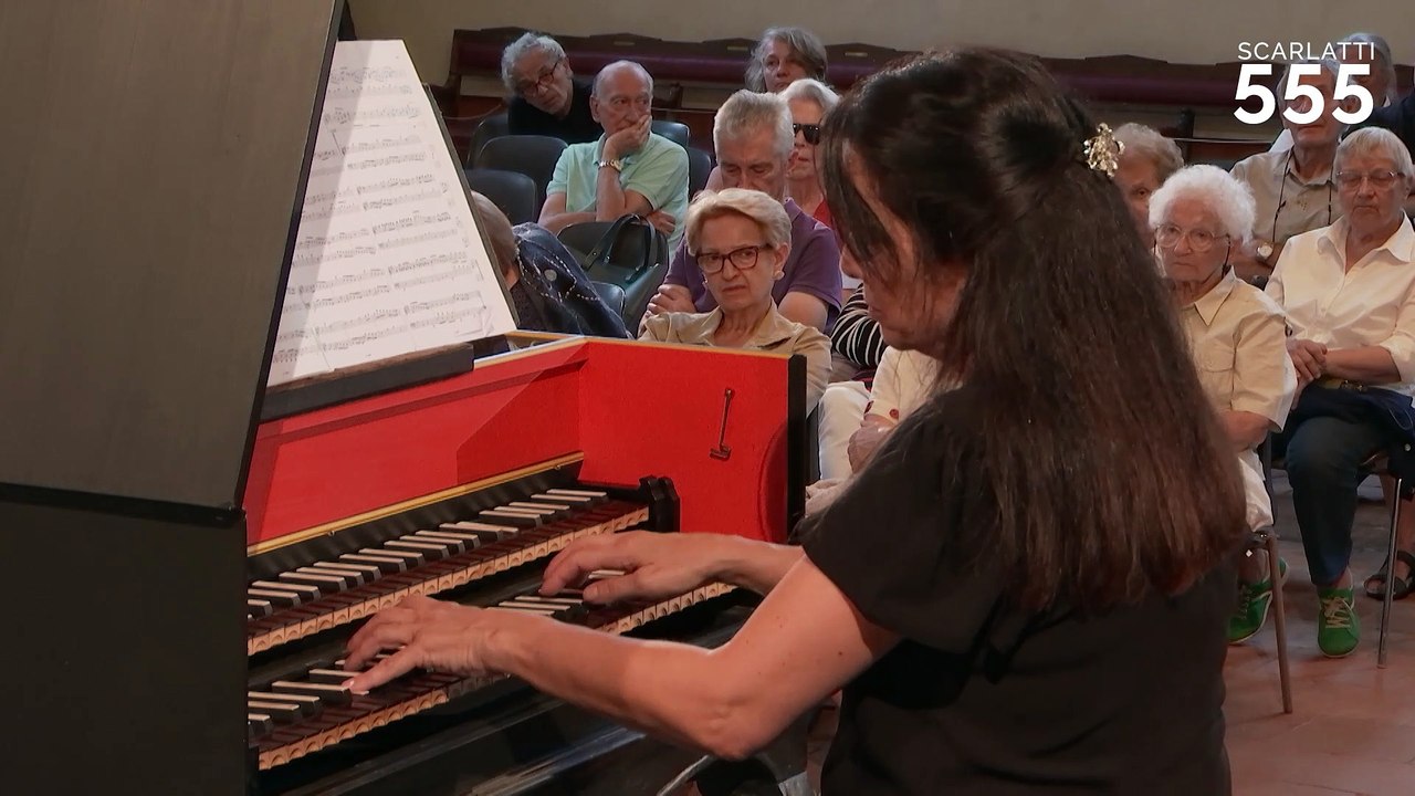 Scarlatti : Sonate en fa dièse mineur K 447 L 294 (Allegro) par Carole Cerasi - #Scarlatti555