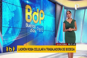 SJL: Cámara registra robo de celular en moto lineal