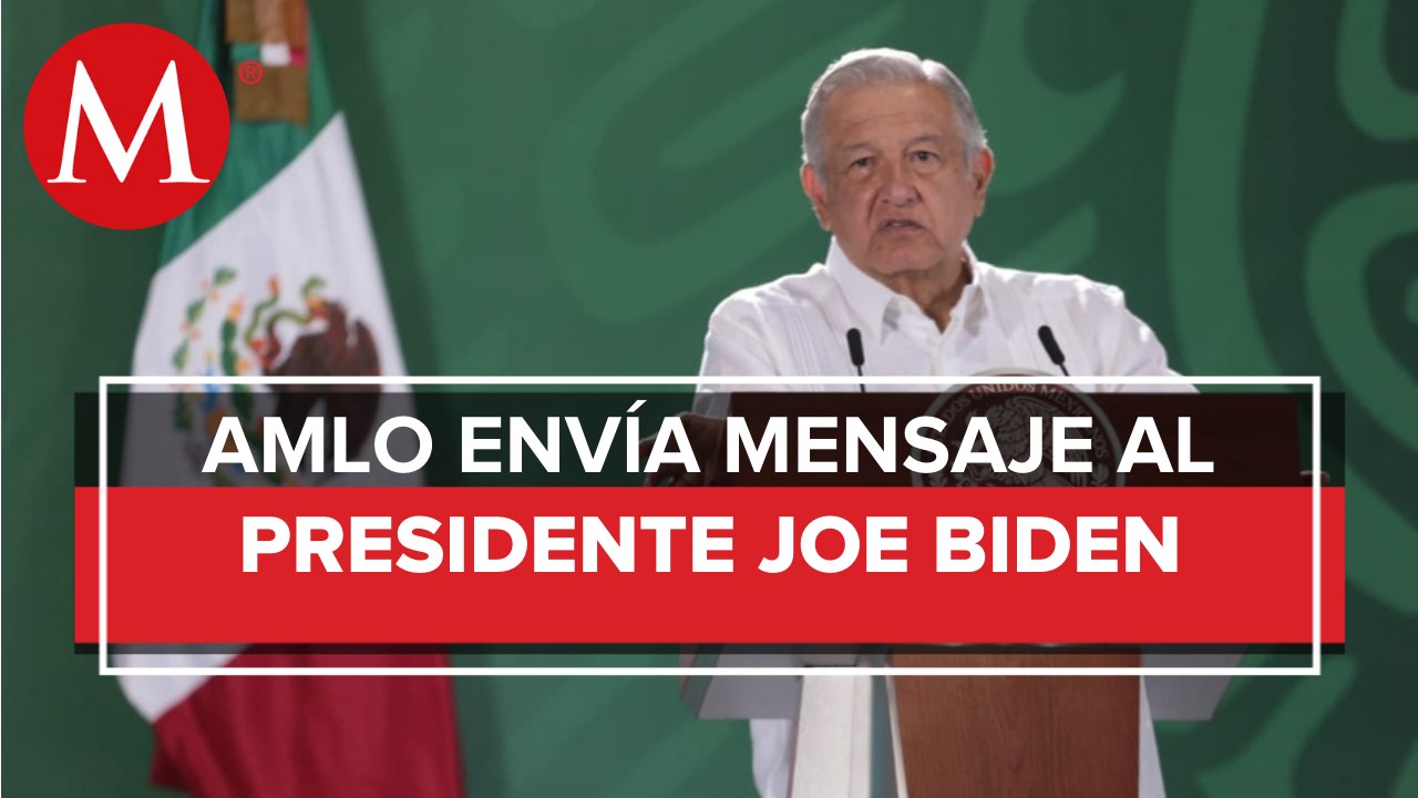 AMLO agradece a Biden por envío de vacunas anticovid a México