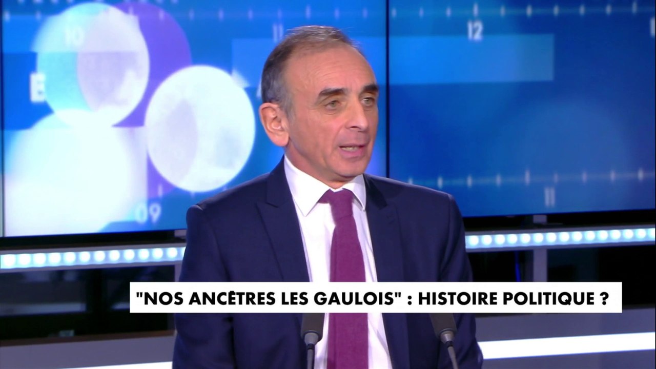 Eric Zemmour sur "Nos ancêtres les Gaulois" : "C'est le slogan le plus anti-raciste qui soit, ça devrait vous plaire"