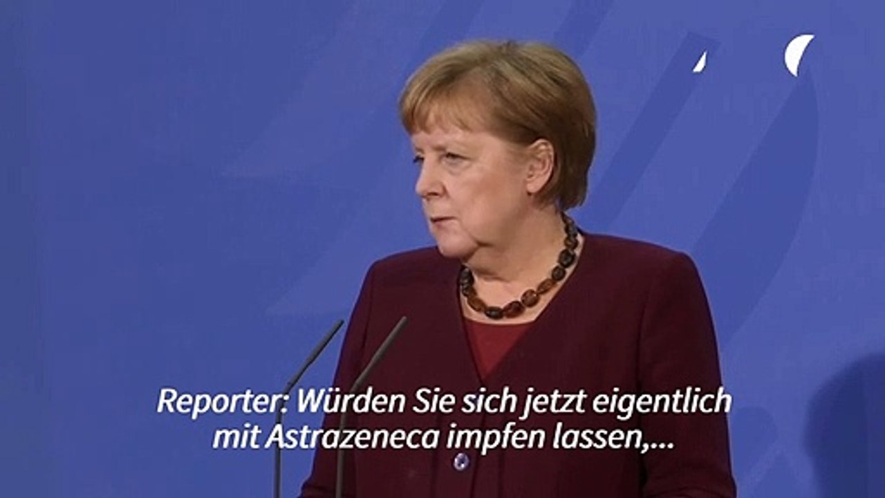 Merkel wirbt um Vertrauen in Astrazeneca