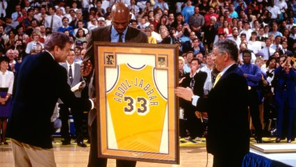 This Date in History: LA Lakers retire Kareem Abdul-Jabbar's number 33 (3/20/1990)