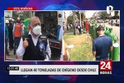 Hospital Cayetano Heredia: destinan 10 toneladas de oxígeno provenientes de Chile