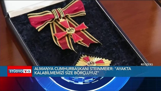 Şahin ve Türeci'ye Almanya'dan Yıldızlı Büyük Liyakat Nişanı