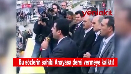 Dün 'Başkan Apo'nun heykelini dikecekti, bugün Anayasa dersi versi vermeye kalktı