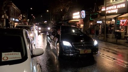 CUMHURBAŞKANI ERDOĞAN ÇALIŞMALAR YÜRÜTTÜĞÜ VAHDETTİN KÖŞKÜ'NDEN AYRILDI