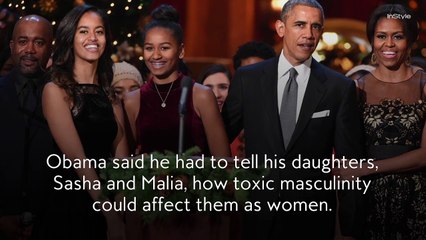 Barack Obama Opened Up About Explaining Toxic Masculinity to Sasha and Malia