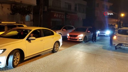 Samandağ’da sokağa çıkma kısıtlamasında sıkı denetim