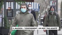 Emmanuel Macron estime que le terme 