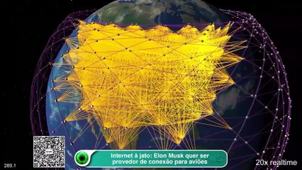 Internet à jato- Elon Musk quer ser provedor de conexão para aviões
